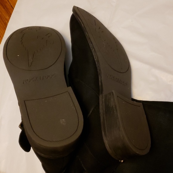 Rocket Dog Black Boots Size 8 M - Picture 4 of 8